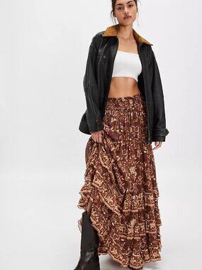 FP One Brynn Printed Maxi Skirt
